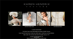 Desktop Screenshot of karenhendrixcouture.com